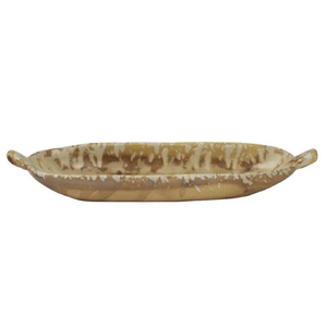 Matera Ceramic Olive Dish 23.5x5.5x3.5cm