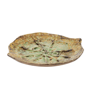 Catania Ceramic Plate 17x1.5cm Green