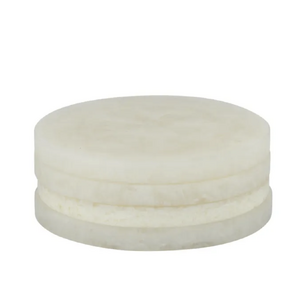 Kip S/4 Resin Coasters 10cm Ivory