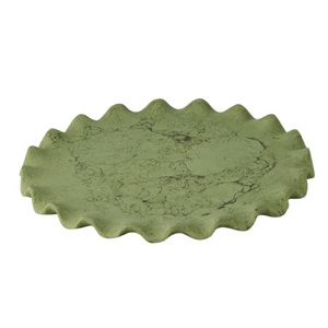 Ruby Resin Platter 23.5cm Pistachio - BULK ITEM
