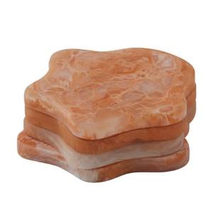 Kiko S/4 Resin Coasters 10x11.5cm Punch