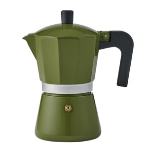 Nero Stovetop Espresso Maker 6 Cup Olive