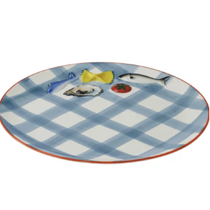 Deli Round Ceramic Platter 35cm Multi