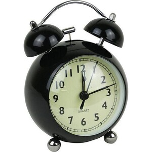 AlarmClock Blk Sml
