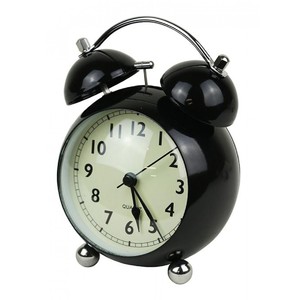 AlarmClock Curve Blk Lge