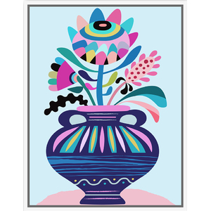 Artist Lab - Rachel Lee - Flowers in Vase - 70x90cm -  CLICK & COLLECT ONLY