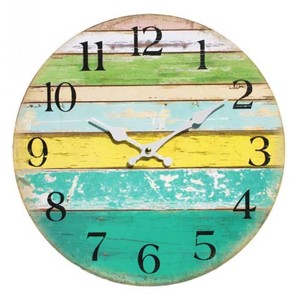 Clock Coloured Boards Small