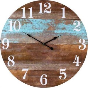 Clock 1 Teal Board Lg - CLICK & COLLECT ONLY