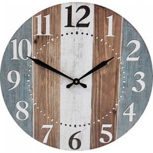 Clock Mal Stripe 58cm - CLICK & COLLECT ONLY