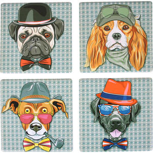 Coaster Hipster Dogs S/4