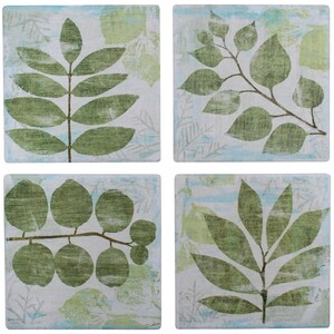 Coasters Green Leaves Asstd
