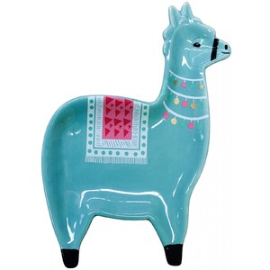 Llama Plate Aqua