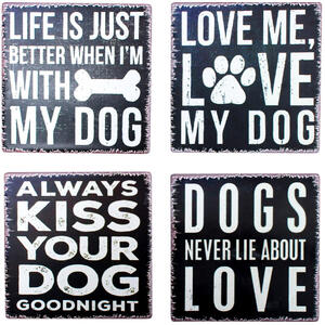 Coaster Dog Sayings