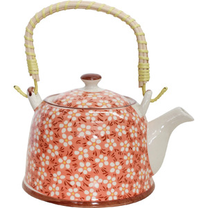 Teapot Daisy Peach