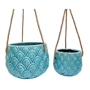 Hanging Pot S/2 Pineapple Sky - Sizes sold separately