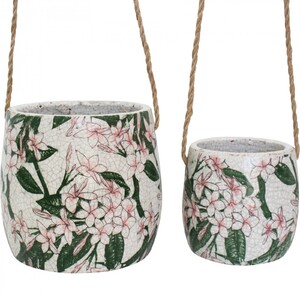 Large Hanging Frangipani Pot