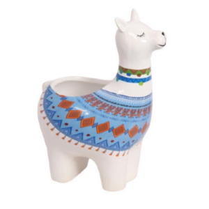 Blue Llama Planter 24cm