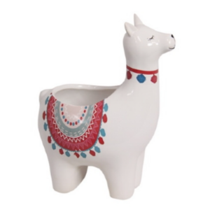 Pink Llama Planter 24cm
