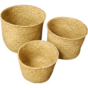 Large Natural Woven Tub