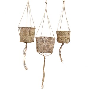 Woven Rope Basket Hanger S/3 - Sizes Sold Separately 