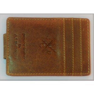 Magnetic money clip (cognac)