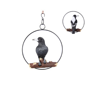 25cm realistic magpie in ring