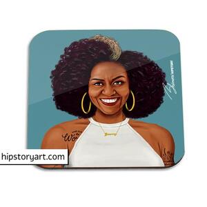 Michelle Obama Coaster