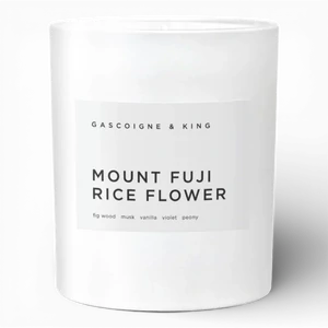 Mount Fuji Rice Flower Candle