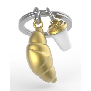 KEY CHAIN CROISSANT/CAF