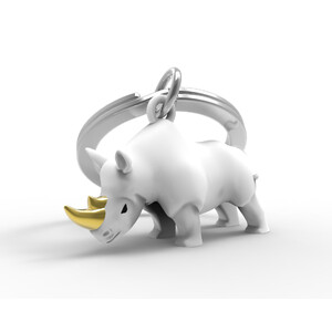 KEYCHAIN WHITE RHINO 