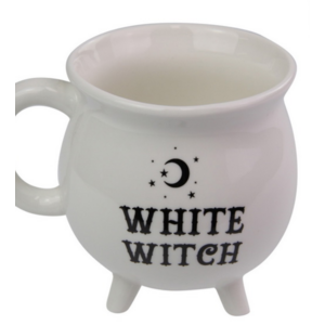WHITE WITCH CAULDRON MUG (GIFT BOX)