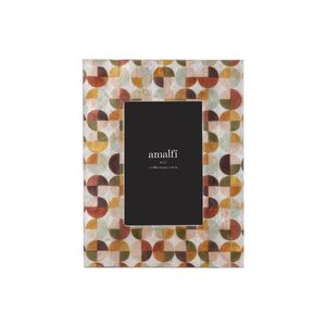 AM Sonora Circle 4x6 Photo Frame Multi
