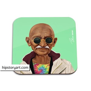 Mahatma Ghandi Coaster - Sold Individually