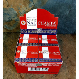 Gold Nag Champa Cones