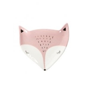 Pink & White - Critters Trinket Plate