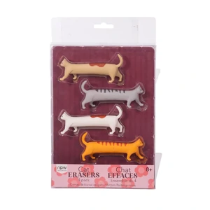 Cat Erasers-Set of 4