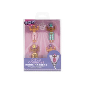 Disco Cowboy Drink Marker - Set of 6