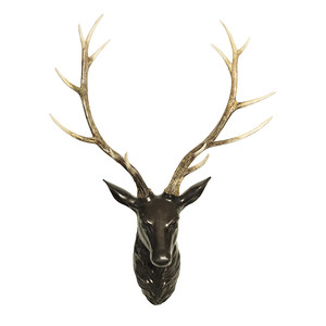 Samba resin black & natural deer head - CLICK & COLLECT ONLY