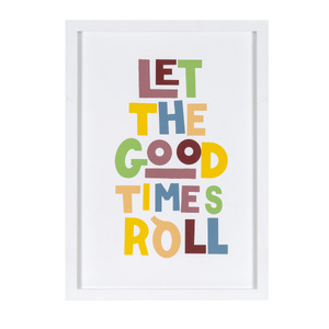 EM Good Times Wall Décor 26x36cm - BULK ITEM