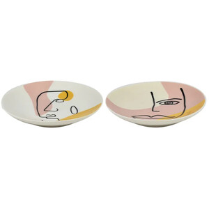 B - Facade Trinklet Plate 11cm Multi (Right plate)