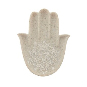 Zepi Sandstone Trinket Plate 12x15cm Nat