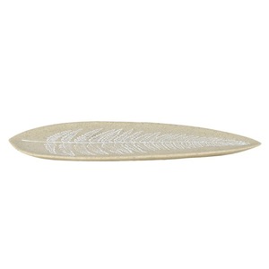 Fern Sandstone Plate 10x31cm Natural