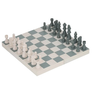 Chess Board Wood Game 30x30cm Slate