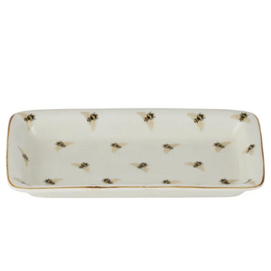 Apiary Ceramic Plate 23x13cm Gold - BULK ITEM
