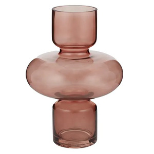Marte Glass Vase 20x28cm Nutmeg - BULK ITEM