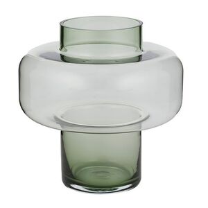 Sven Glass Vase 24x24.5cm Green - Click & Collect Only
