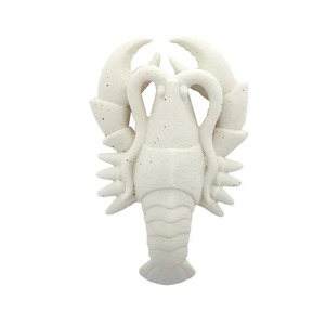 Larry Lobster Cer Sculpt 14.5x23cm White - BULK ITEM