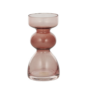 Matar Glass Vase 8.5x17cm Pinks