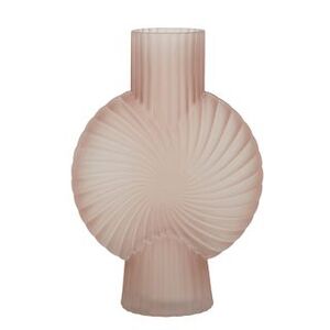Mirit Glass Vase 22x32cm Matt Peach - Click & Collect only