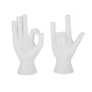 Kasi Cer Vase 13.5x23cm White 2 Asst - BULK ITEM